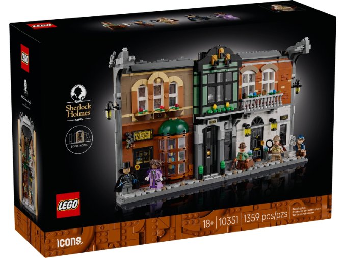 LEGO® Icons 10351 Knižní zarážka: Sherlock Holmes