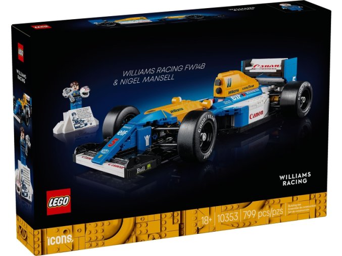 LEGO® Icons 10353 Williams Racing FW14B a Nigel Mansell