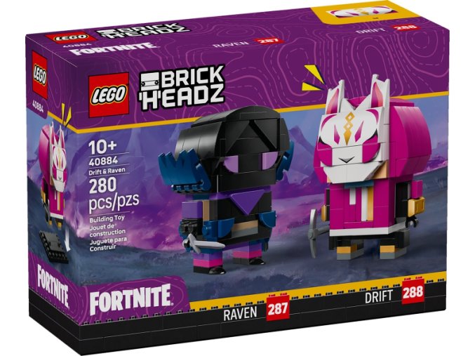 LEGO® BrickHeadz 40884 Figurky: Drift a Raven