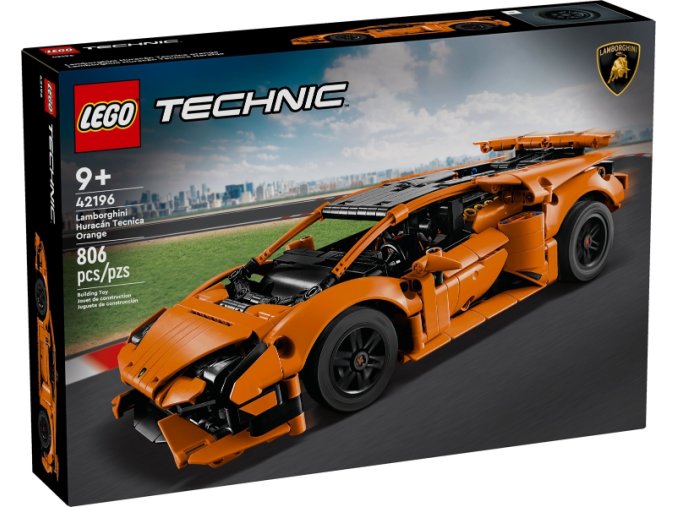 LEGO® Technic 42196 Oranžové Lamborghini Huracán Tecnica