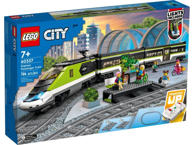 LEGO® City 60337 Expresní vláček  + volná rodinná vstupenka do Muzea LEGA Tábor v hodnotě 430 Kč