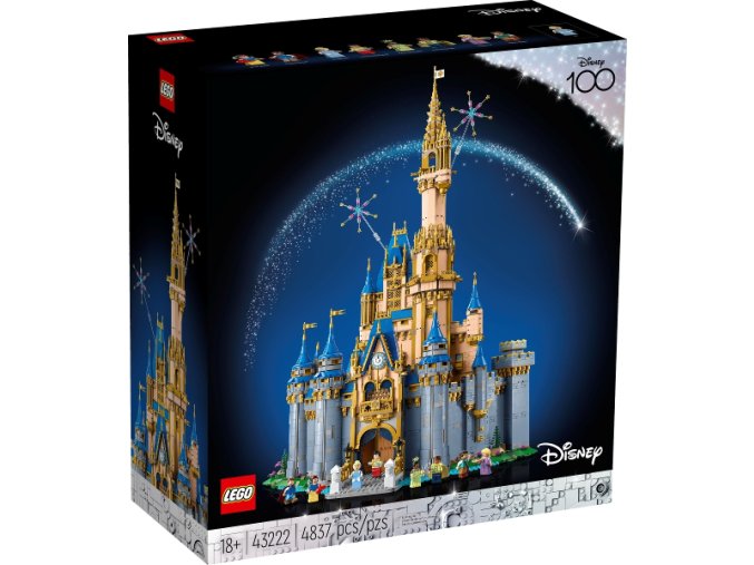 LEGO® DISNEY 43222 Zámek Disney  + volná rodinná vstupenka do Muzea LEGA Tábor v hodnotě 590 Kč