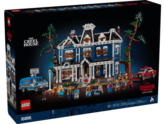 LEGO® Icons 11370 Stranger Things: Dům Creelových  + volná rodinná vstupenka do Muzea LEGA Tábor v hodnotě 590 Kč
