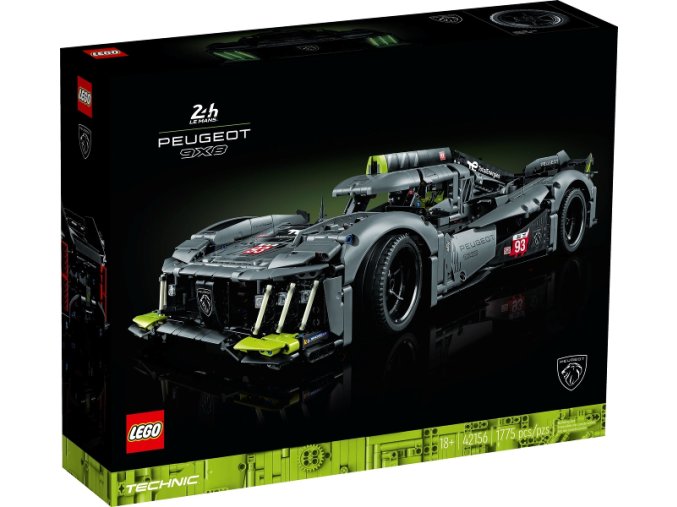 LEGO® Technic 42156 PEUGEOT 9X8 24H Le Mans Hybrid Hypercar
