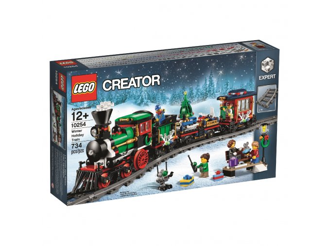 LEGO 10254 Winter Holiday Train  + volná rodinná vstupenka do Muzea LEGA Tábor v hodnotě 490 Kč
