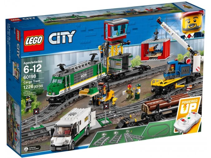 LEGO® CITY 60198 Nákladní vlak  + volná rodinná vstupenka do Muzea LEGA Tábor v hodnotě 430 Kč