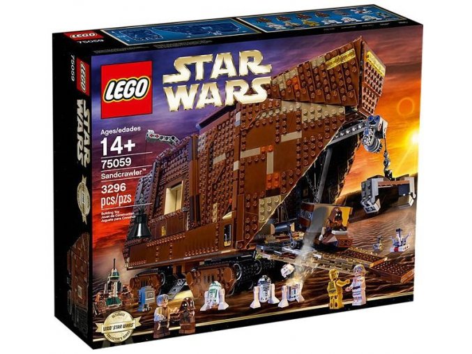 Lego Star Wars 75059 Sandcrawler  + volná rodinná vstupenka do Muzea LEGA Tábor v hodnotě 370 Kč