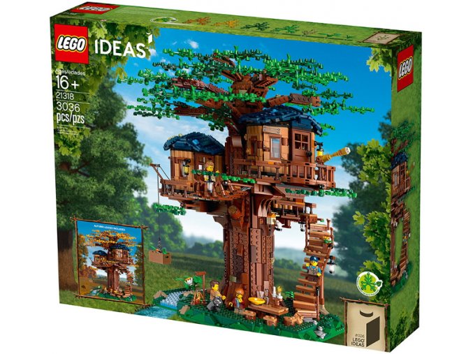 LEGO® Ideas 21318 Dům na stromě  + volná rodinná vstupenka do Muzea LEGA Tábor v hodnotě 490 Kč