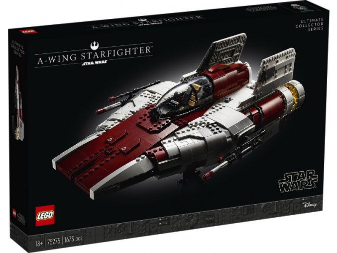 LEGO® STAR WARS 75275 Stíhačka A-wing  + volná rodinná vstupenka do Muzea LEGA Tábor v hodnotě 490 Kč