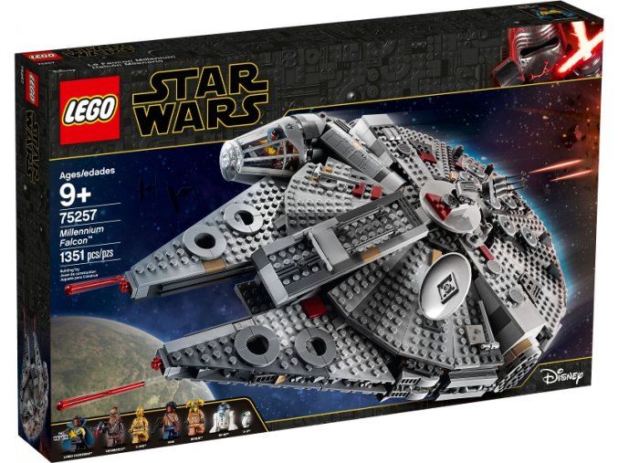 Lego Star Wars 75257 Millennium Falcon™  + volná rodinná vstupenka do Muzea LEGA Tábor v hodnotě 450 Kč