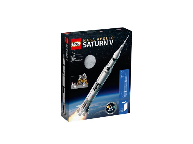 LEGO® Ideas 92176 NASA Apollo Saturn V  + volná rodinná vstupenka do Muzea LEGA Tábor v hodnotě 540 Kč
