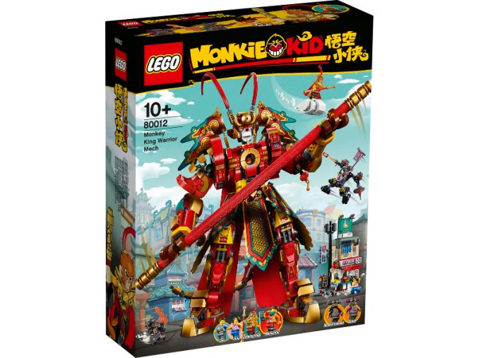 LEGO Monkie Kid 80012 Bojový robot Monkey Kinga  + volná rodinná vstupenka do Muzea LEGA Tábor v hodnotě 430 Kč