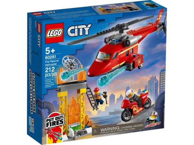 LEGO® CITY 60281 Hasičský záchranný vrtulník