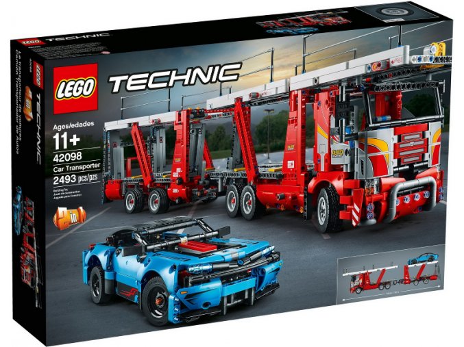 LEGO® Technic 42098 Kamion pro přepravu aut  + volná rodinná vstupenka do Muzea LEGA Tábor v hodnotě 540 Kč