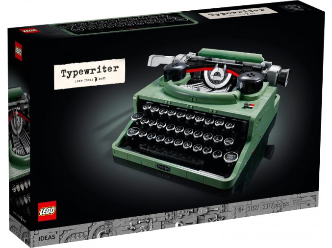 LEGO® Ideas 21327 Psací stroj  + volná rodinná vstupenka do Muzea LEGA Tábor v hodnotě 590 Kč
