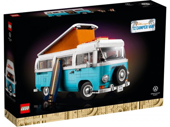 LEGO® Creator Expert 10279 Volkswagen T2 Camper Van  + volná rodinná vstupenka do Muzea LEGA Tábor v hodnotě 540 Kč