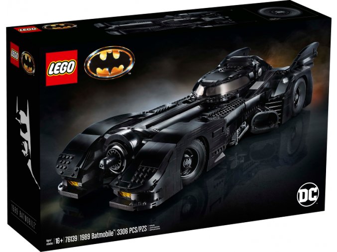 LEGO® 76139 Super Heroes 1989 Batmobil  + volná rodinná vstupenka do Muzea LEGA Tábor v hodnotě 490 Kč