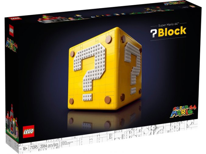 LEGO® Super Mario 71395 Super Mario 64™: akční kostka s otazníkem  + volná rodinná vstupenka do Muzea LEGA Tábor v hodnotě 540 Kč
