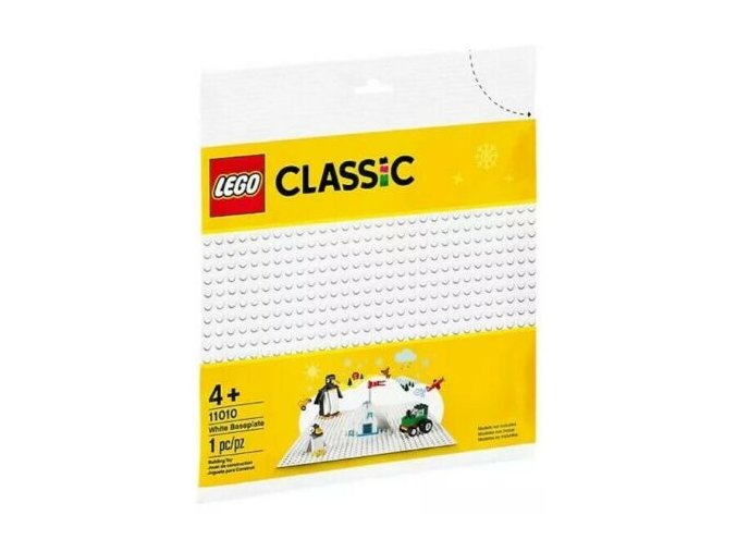 Lego Classic 11010 Bílá podložka na stavění