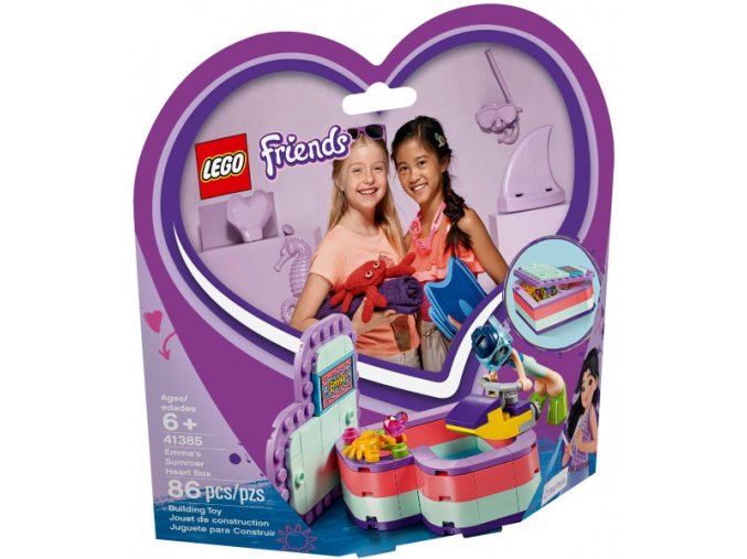 LEGO® Friends 41385 Emma a letní srdcová krabička