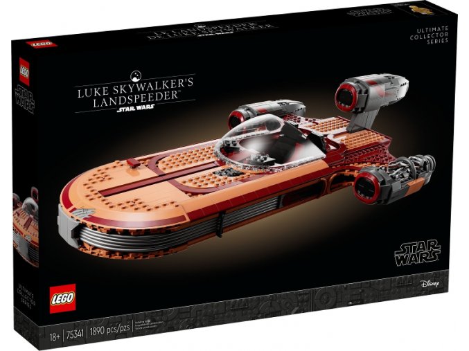 LEGO® STAR WARS 75341 Pozemní spídr Luka Skywalkera  + volná rodinná vstupenka do Muzea LEGA Tábor v hodnotě 490 Kč