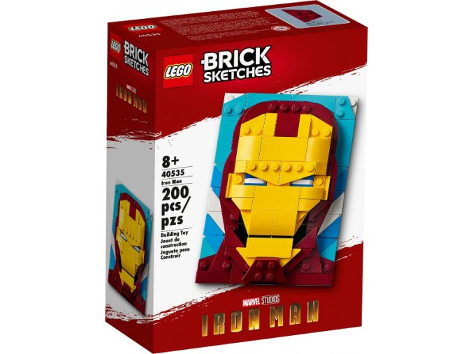 LEGO® Brick Sketches™ 40535 Iron Man