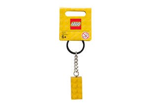 LEGO® 852095 Přívěsek na klíče kostička žlutá