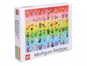 LEGO® 5007643 Puzzle s duhou z minifigurek – 1000 dílků
