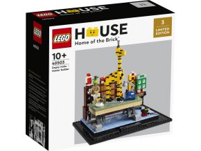 LEGO® 40503 Dagny Holm - Master Builder  + volná rodinná vstupenka do Muzea LEGA Tábor v hodnotě 540 Kč