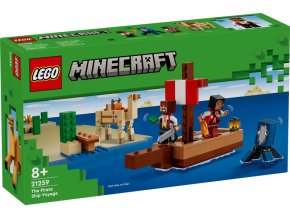 LEGO® Minecraft 21259 Plavba na pirátské lodi
