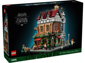 LEGO® ICONS 10350 Dům na rohu v tudorovském stylu  + volná rodinná vstupenka do Muzea LEGA Tábor v hodnotě 540 Kč