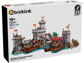 LEGO® BrickLink 910047 Medieval Seaside Market  + volná rodinná vstupenka do Muzea LEGA Tábor v hodnotě 540 Kč