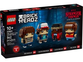 LEGO® BrickHeadz 40801 Figurky: Mike, Dustin, Lucas a Will