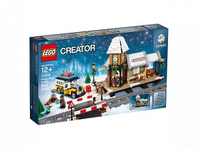 LEGO® 10259 Nádraží v zasněžené vesnici  + volná rodinná vstupenka do Muzea LEGA Tábor v hodnotě 490 Kč