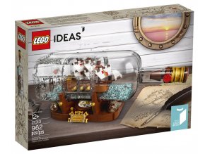 LEGO® Ideas 21313 Loď v láhvi  + volná rodinná vstupenka do Muzea LEGA Tábor v hodnotě 490 Kč