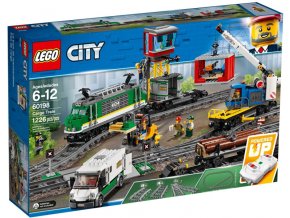 LEGO® CITY 60198 Nákladní vlak  + volná rodinná vstupenka do Muzea LEGA Tábor v hodnotě 430 Kč