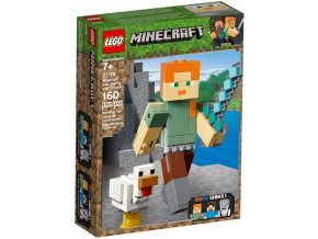 Lego Minecraft 21149 Velká figurka: Alex s kuřetem