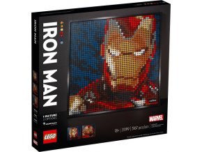 Lego Art 31199 Iron Man od Marvelu  + volná rodinná vstupenka do Muzea LEGA Tábor v hodnotě 430 Kč
