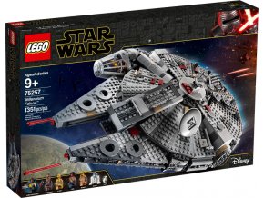 Lego Star Wars 75257 Millennium Falcon™  + volná rodinná vstupenka do Muzea LEGA Tábor v hodnotě 450 Kč