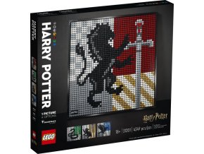 LEGO® Art 31201 Harry Potter Erby bradavických kolejí  + volná rodinná vstupenka do Muzea LEGA Tábor v hodnotě 490 Kč