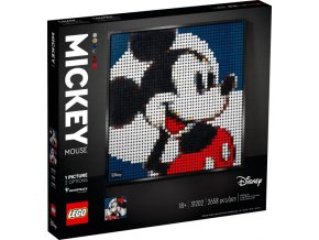 Lego Art 31202 Disney's Mickey Mouse  + volná rodinná vstupenka do Muzea LEGA Tábor v hodnotě 430 Kč