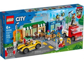 LEGO® CITY 60306 Ulice s obchůdky