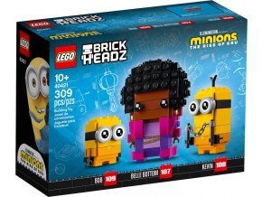 LEGO® BrickHeadz 40421 Belle Bottom, Kevin a Bob