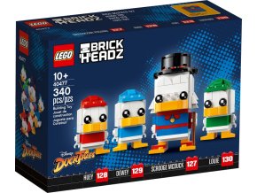 LEGO® BrickHeadz 40477 Strýček Skrblík, Dulík, Bubík a Kulík