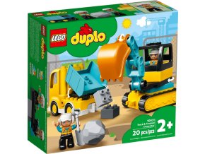 LEGO®  DUPLO 10931 Náklaďák a pásový bagr
