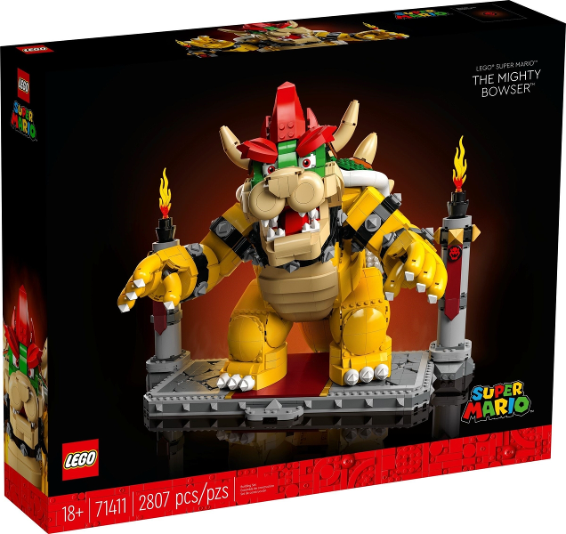 LEGO® Super Mario 71411 Všemocný Bowser™ + volná rodinná vstupenka do Muzea LEGA Tábor v hodnotě 490 Kč