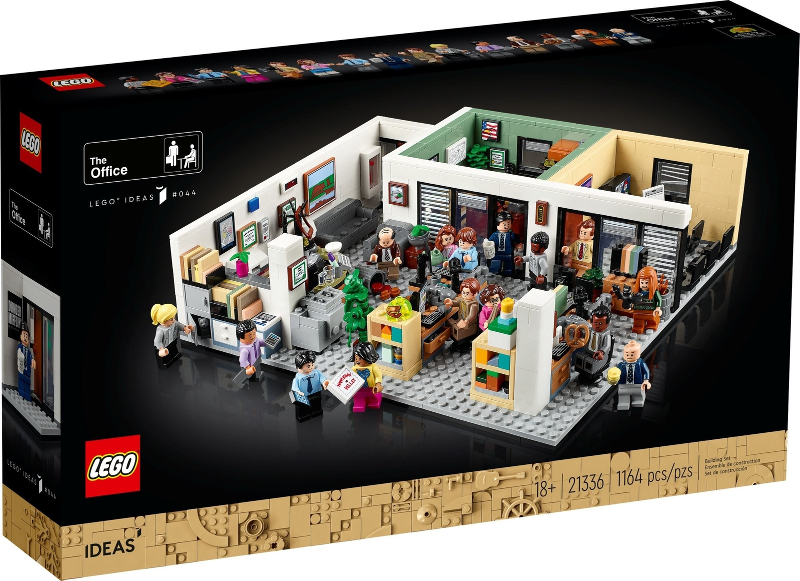 LEGO® Ideas 21336 The Office + volná rodinná vstupenka do Muzea LEGA Tábor v hodnotě 490 Kč