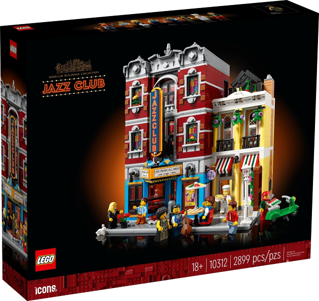 LEGO® ICONS 10312 Jazzový klub + volná rodinná vstupenka do Muzea LEGA Tábor v hodnotě 490 Kč