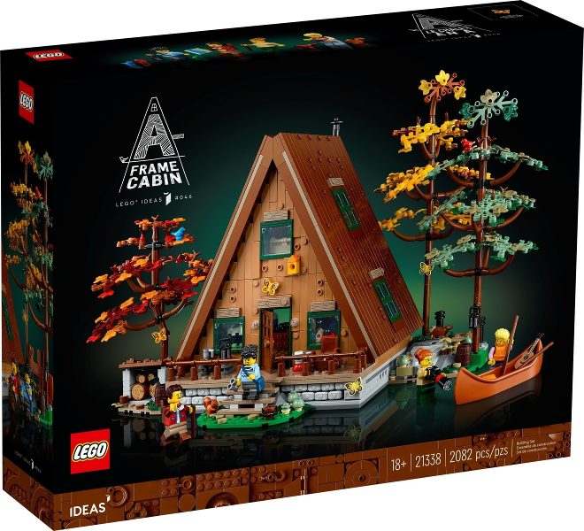 LEGO® Ideas 21338 Chata „Áčko“ + volná rodinná vstupenka do Muzea LEGA Tábor v hodnotě 490 Kč