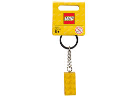 LEGO® 852095 Přívěsek na klíče kostička žlutá